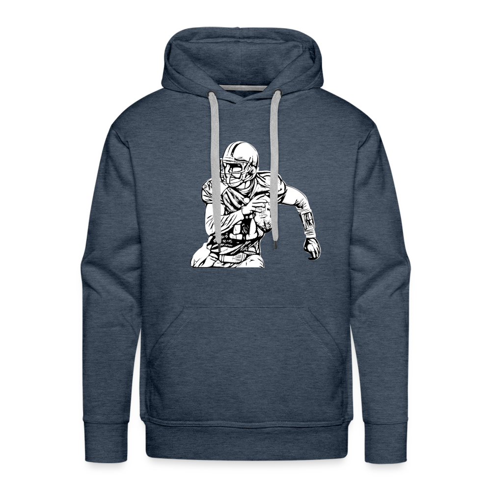 Men’s Premium Hoodie - heather denim