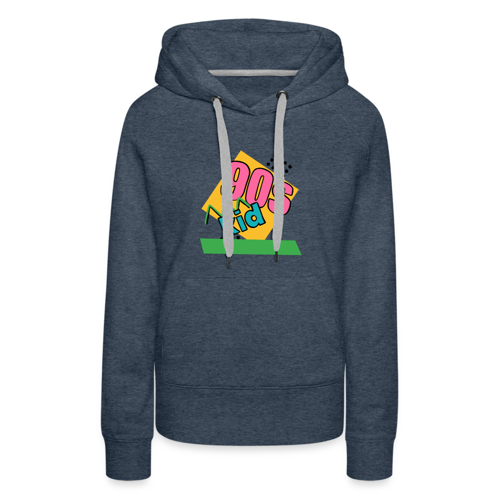 Women’s Premium Hoodie - heather denim