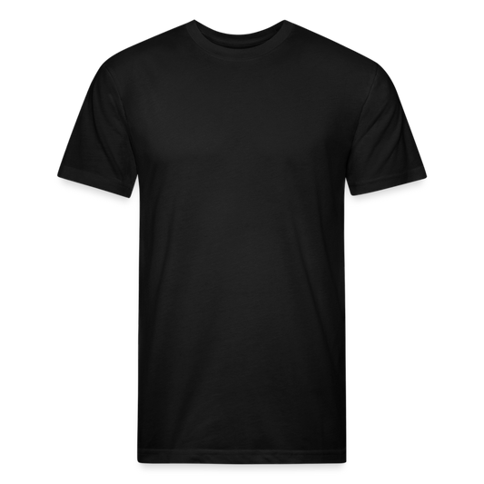 Fitted Cotton/Poly T-Shirt by Next Level - black