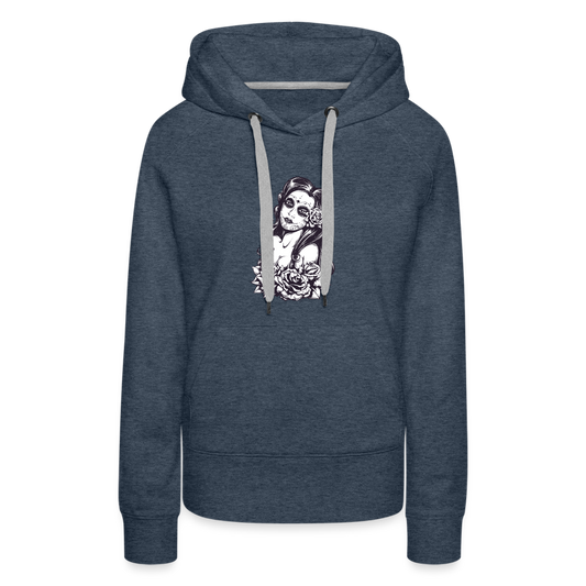 Women’s Premium Hoodie - heather denim
