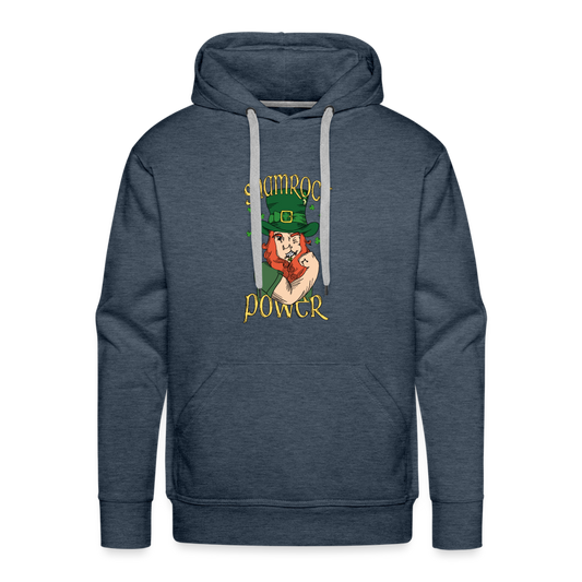 Men’s Premium Hoodie - heather denim