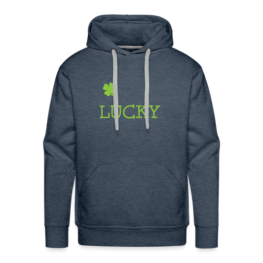 Men’s Premium Hoodie - heather denim