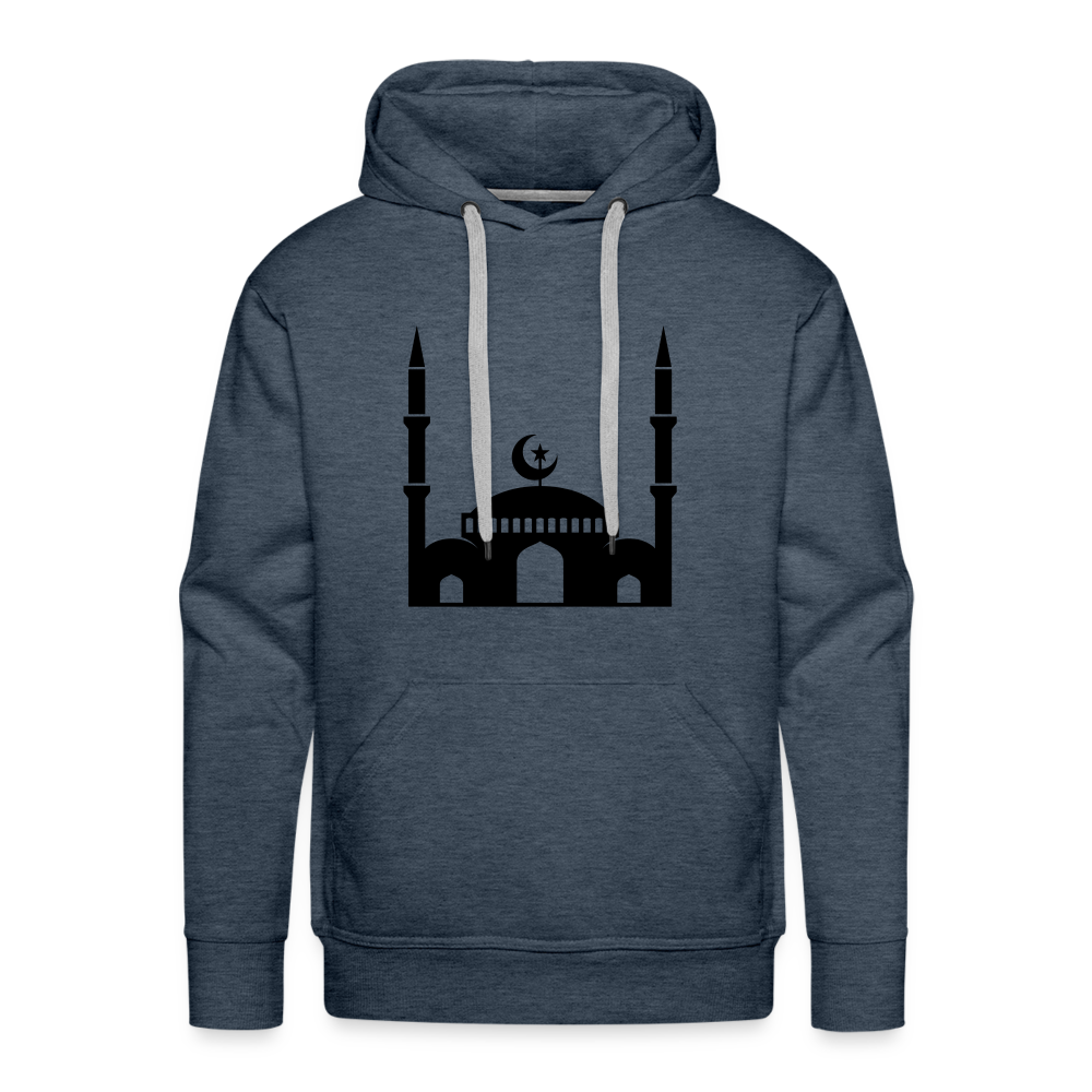 Men’s Premium Hoodie - heather denim