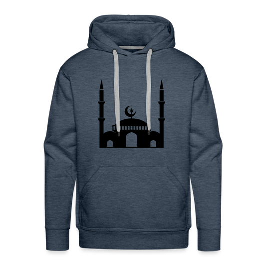 Men’s Premium Hoodie - heather denim