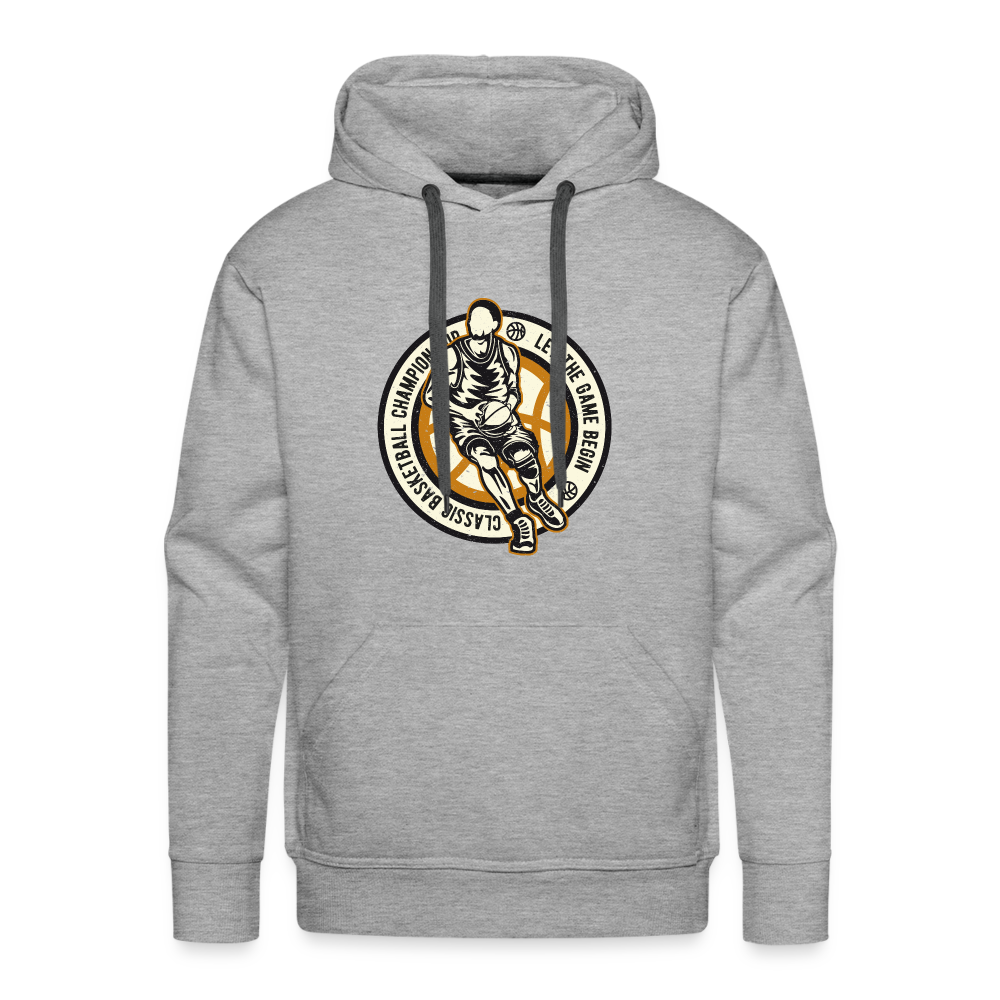 Men’s Premium Hoodie - heather grey