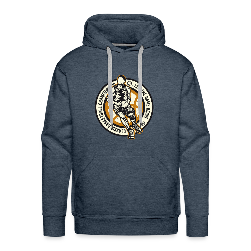 Men’s Premium Hoodie - heather denim