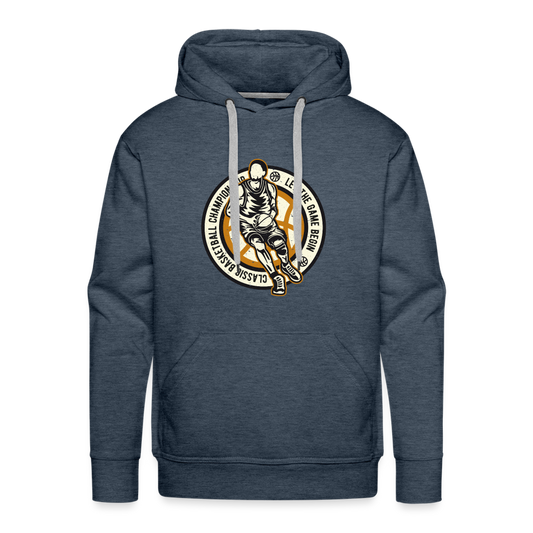 Men’s Premium Hoodie - heather denim