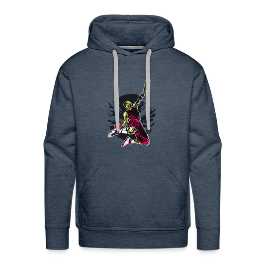 Men’s Premium Hoodie - heather denim