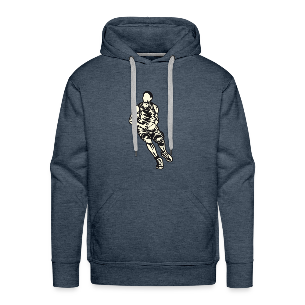 Men’s Premium Hoodie - heather denim
