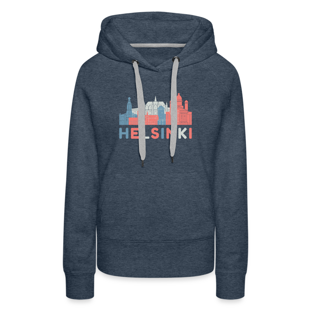 Women’s Premium Hoodie - heather denim