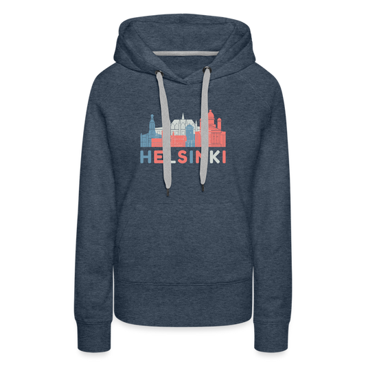 Women’s Premium Hoodie - heather denim