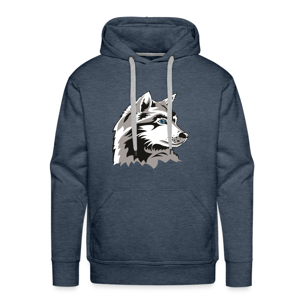 Men’s Premium Hoodie - heather denim