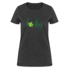 Women's T-Shirt - heather black