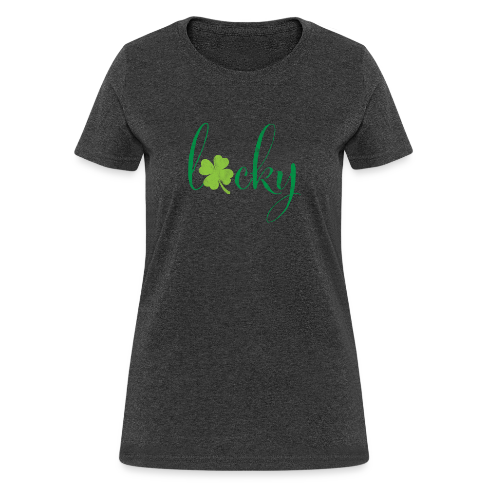 Women's T-Shirt - heather black