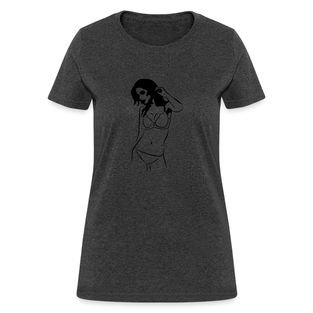 Women's T-Shirt - heather black