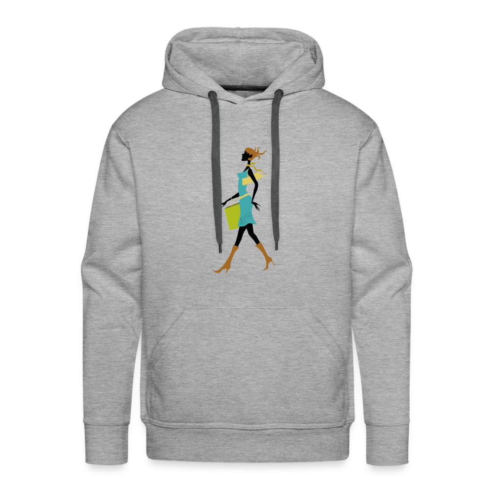 Men’s Premium Hoodie - heather grey