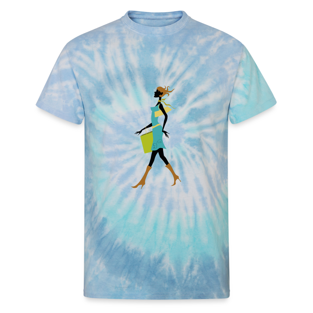 Unisex Tie Dye T-Shirt - blue lagoon