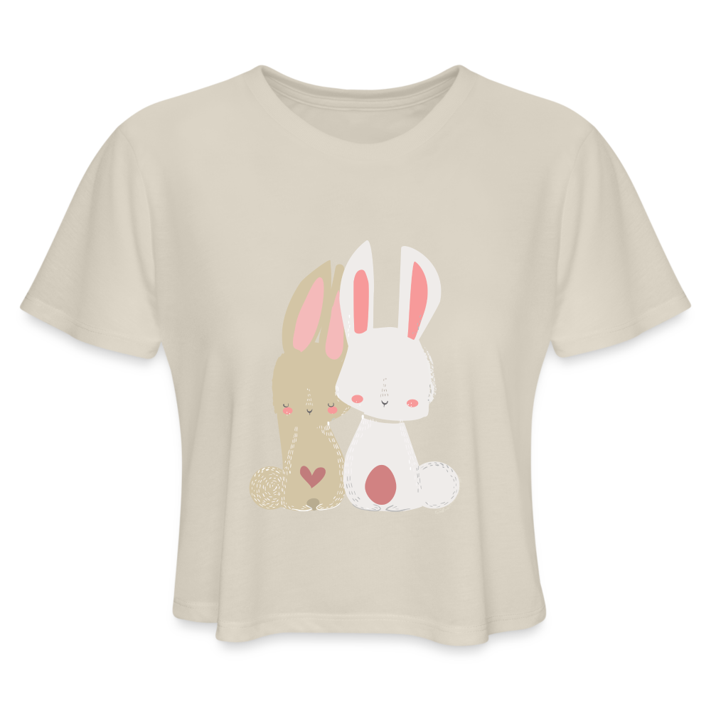 Women's Cropped T-Shirt - dust